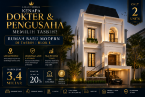 Kenapa Banyak Dokter dan Pengusaha Memilih Tinggal di Tasbih? Kini Hadir Rumah Baru Modern di Tasbih 1 Blok E Medan